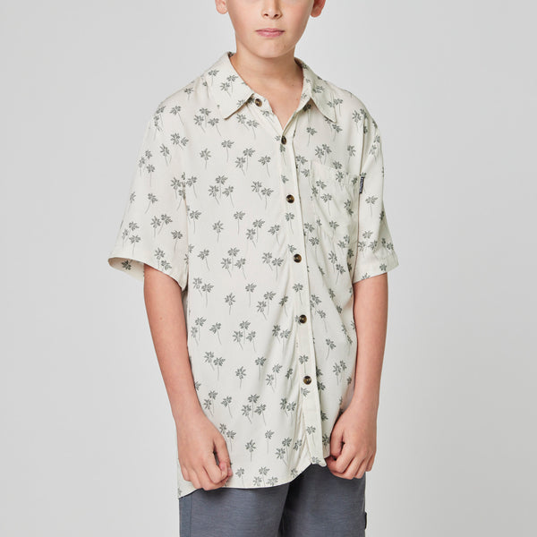 Camisa Palm Beige Kid