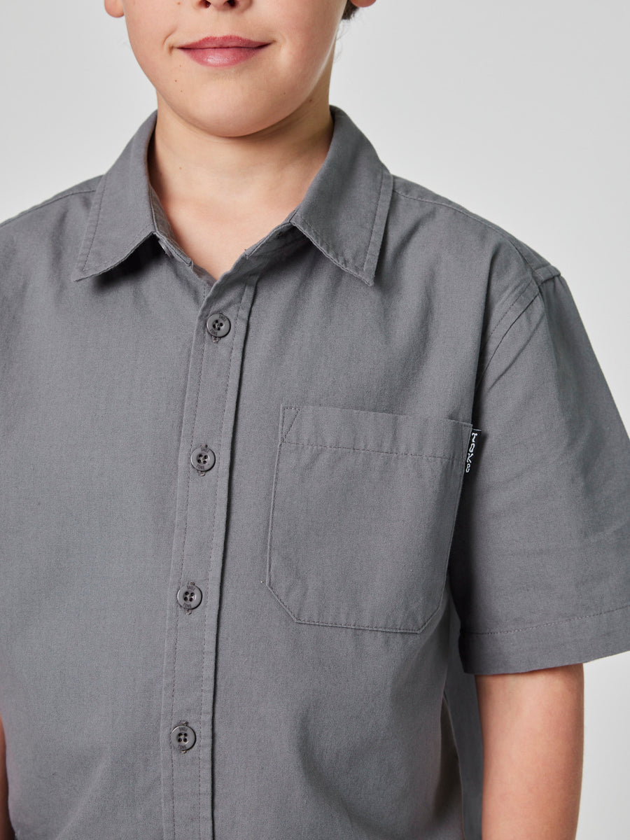 Camisa Solid Gris Kid